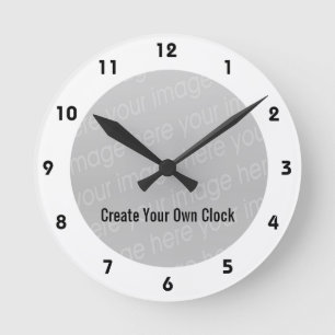 Redondo Mediano Cree su propio reloj - estilo 10