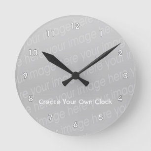 Redondo Mediano Cree su propio reloj - estilo 2