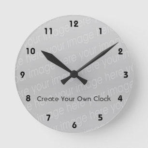 Redondo Mediano Cree su propio reloj - estilo 3