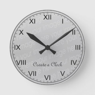 Redondo Mediano Cree su propio reloj - estilo 6