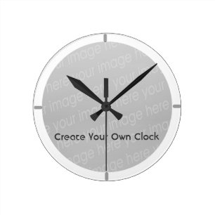 Redondo Mediano Cree su propio reloj - estilo 9