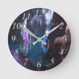 Redondo Mediano Cuevas relucientes por reloj nocturno