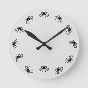 Redondo Mediano Decoración de reloj grande para fiesta de Hallowee