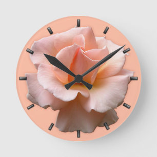 Redondo Mediano Decoración de Rosa de reloj de pulsera de reloj de