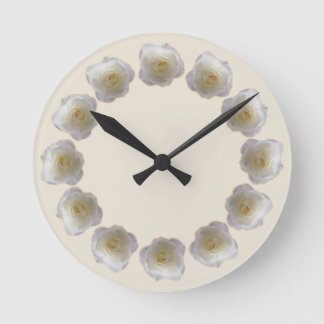 Redondo Mediano Decoración del reloj de la pared de la pared de la