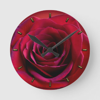 Redondo Mediano Decoración del reloj de la pared de la pared de la