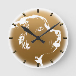 Redondo Mediano Decoración del reloj de pulsera del perro del relo