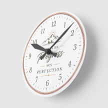 Diseño de reloj personalizado moderno y elegante