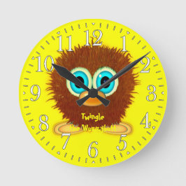 Redondo Mediano Doble reloj de Personalizado divertida de los niño