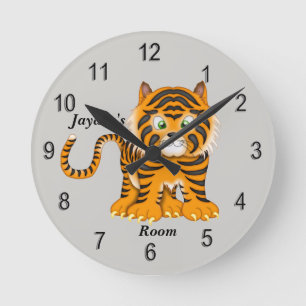 Redondo Mediano El reloj de los niños cuece el tigre del bebé