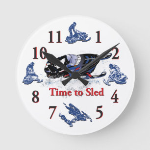 Redondo Mediano Es momento de espantar - Reloj con moto de nieve