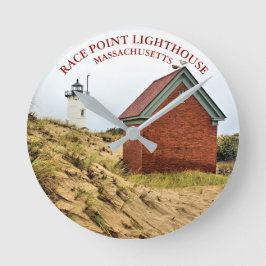 Redondo Mediano Faro Race Point, reloj de Massachusetts