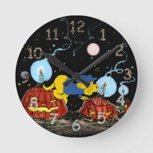 Redondo Mediano Ferald y las calabazas rojas del reloj