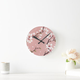 Redondo Mediano Flores elegantes Reloj