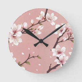 Redondo Mediano Flores elegantes Reloj
