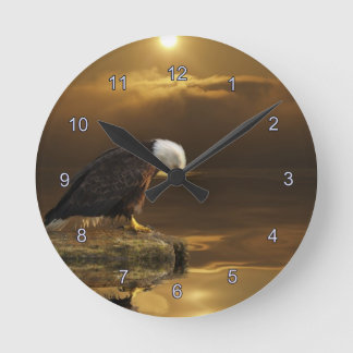 Redondo Mediano Gratitud Águila Calva Reloj de vida salvaje espiri