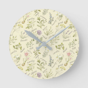 Redondo Mediano Hierbas y reloj de las especias