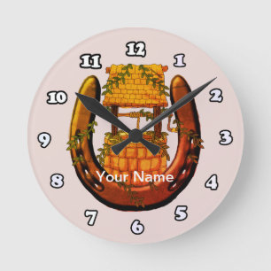 Redondo Mediano Horseshoe Wire Reloj