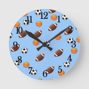 Redondo Mediano Impresionante diseño del tema deportivo - Reloj re