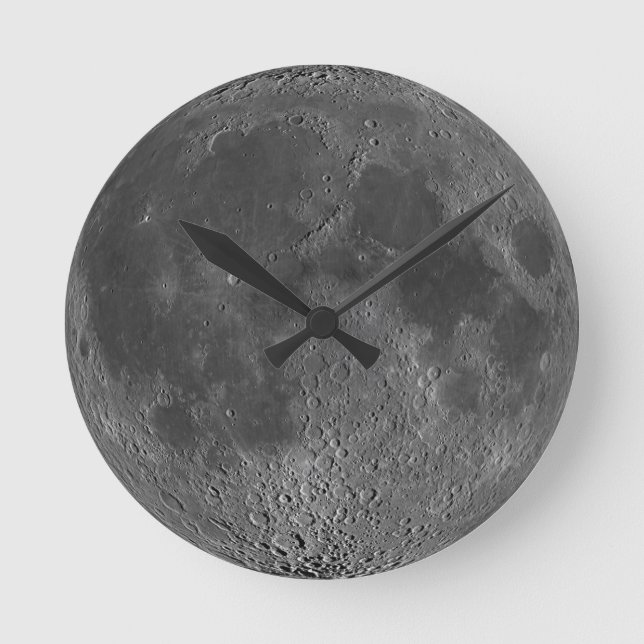 Redondo Mediano Lado oscuro del reloj de la luna (Anverso)