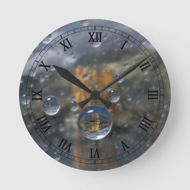 Redondo Mediano Lluvia en el Reloj de Glen (Anverso)