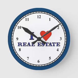Redondo Mediano Me encanta el reloj de redondeo inmobiliario