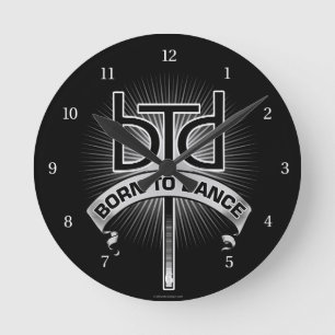 Redondo Mediano Nacido En El Reloj De Vuelta De Danza