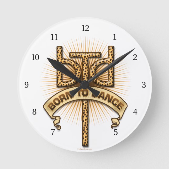 Redondo Mediano Nacido En El Reloj De Vuelta De Danza (Anverso)