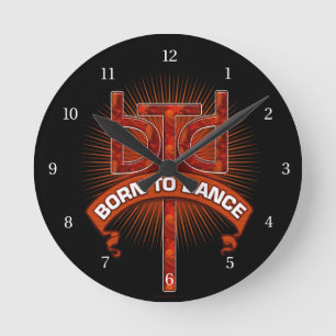 Redondo Mediano Nacido En El Reloj De Vuelta De Danza
