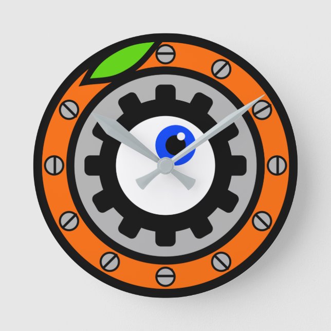 Redondo Mediano Naranja de reloj (Anverso)