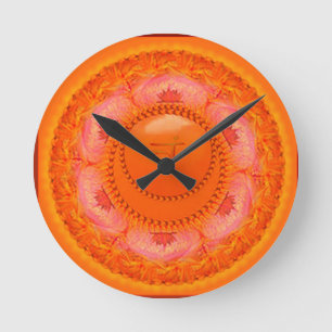 Redondo Mediano Naranja del reloj de Svādhishthāna Chakra