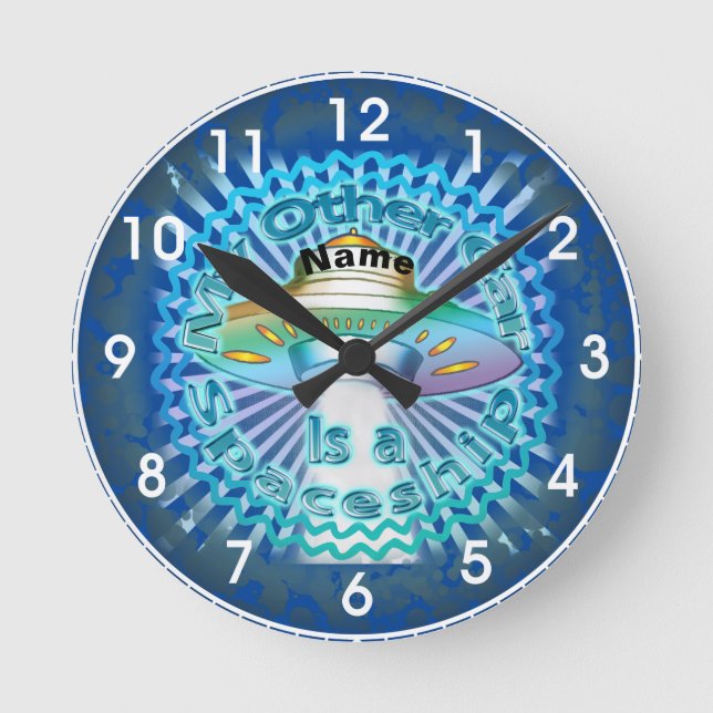 Redondo Mediano Otro reloj de nave espacial de coche (Anverso)