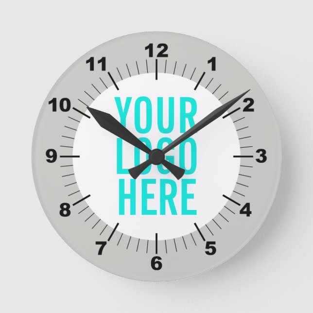 Redondo Mediano Personalice su propio reloj (Anverso)