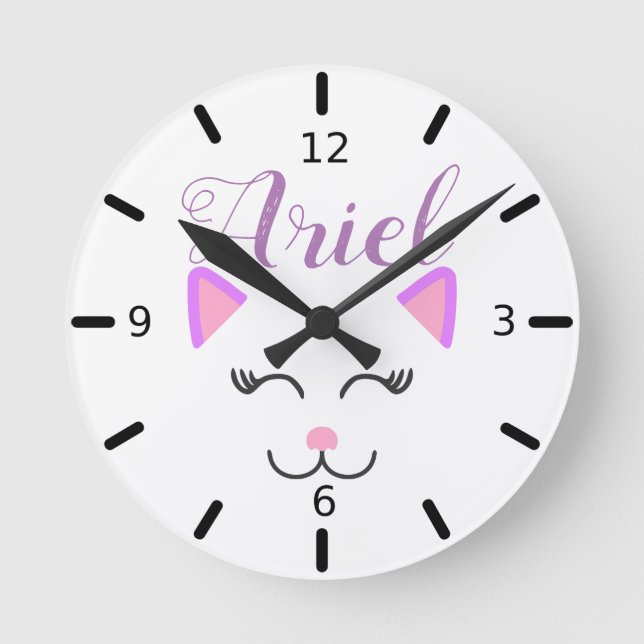 Redondo Mediano Personalice su propio reloj (Anverso)
