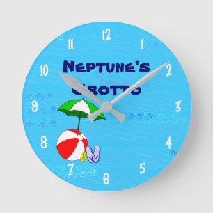 Redondo Mediano Personalizado Beach Ball Pool Juguetes Reloj Númer