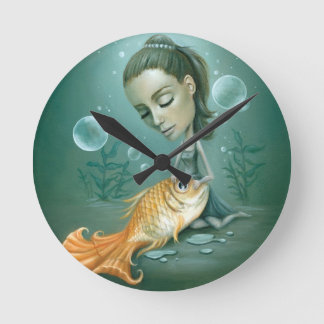 Redondo Mediano Pescados fuera del reloj de agua