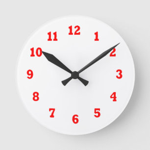 Redondo Mediano Plantilla 0101 del reloj