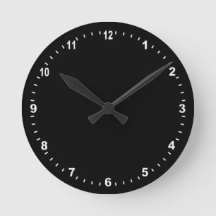 Redondo Mediano Plantilla de reloj - Crea tu propio / elegante, pe