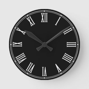Redondo Mediano Plantilla de reloj retro - Crea tu propio / person