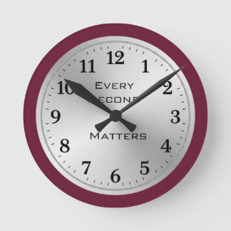 Redondo Mediano Regalo de reloj personalizado con estilo