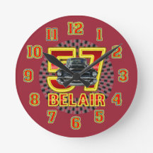 Reloj 1957 del Bel Air de Chevy