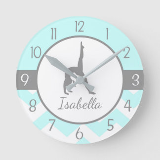 Redondo Mediano Reloj Aqua Gymnastics Wall