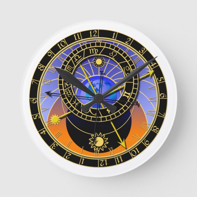 Redondo Mediano Reloj astronómico (Anverso)
