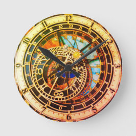 Redondo Mediano Reloj astronómico Praha Praga 4