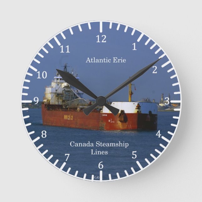 Redondo Mediano reloj Atlantic Erie (Anverso)