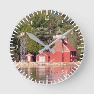 Redondo Mediano Reloj Baraga del Faro de Sand Point
