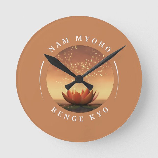 Redondo Mediano Reloj budista SGI (Anverso)