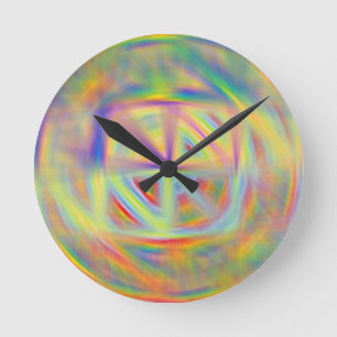 Redondo Mediano Reloj Caleidoscopio