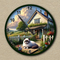 Reloj Campesino De personalizable Con Ragdoll Fluf