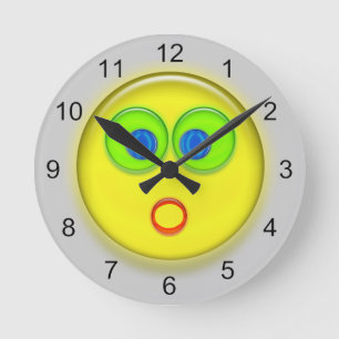 Redondo Mediano Reloj - Cara de Estoy Atrasado